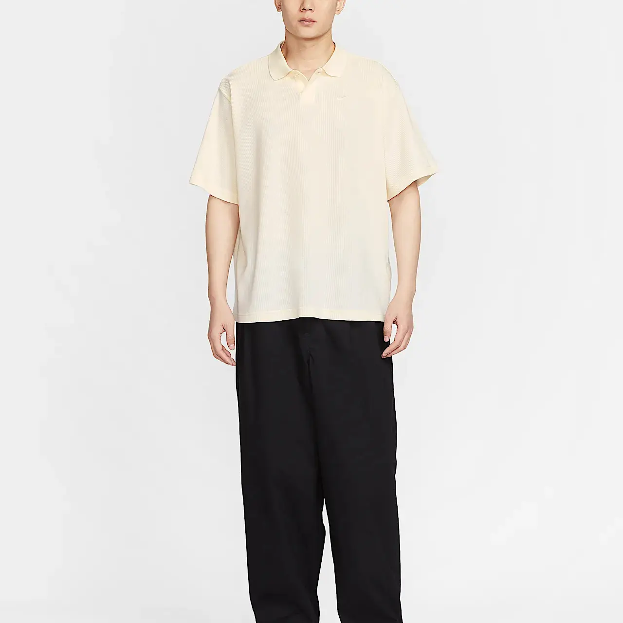 Nike Футболка Club мужская light ivory white — фото 4