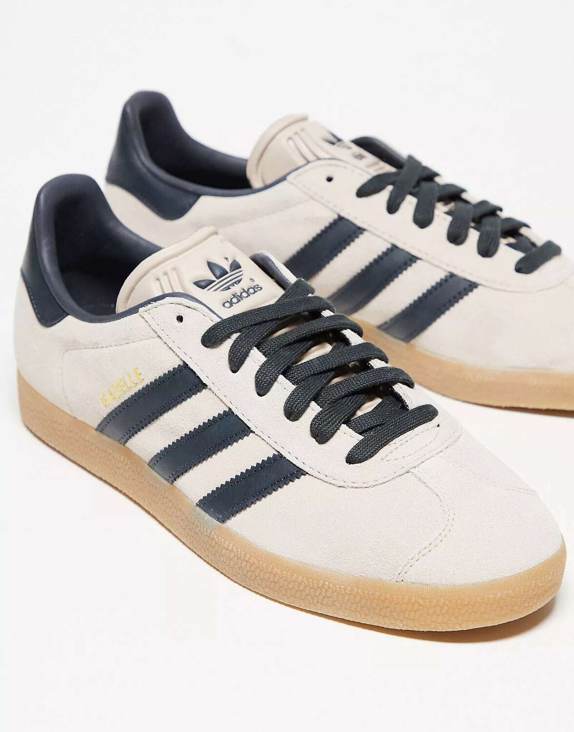 Кроссовки adidas Originals Gazelle темно-серого цвета и индиго — фото 3