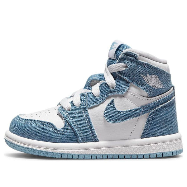 

Кроссовки 1 retro high og 'denim' Air Jordan, белый