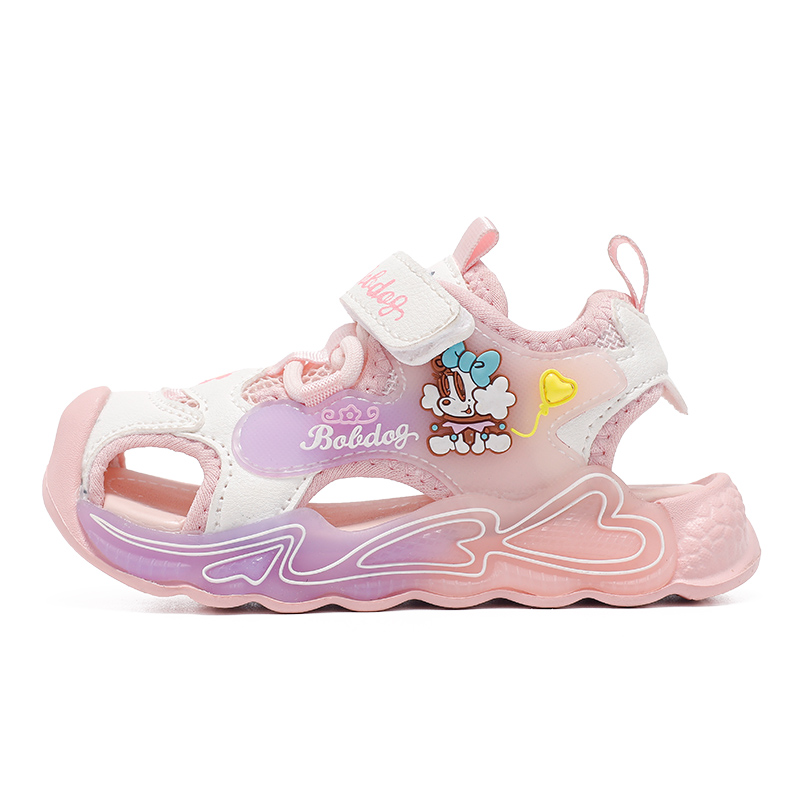 

Дышащие легкие сандалии с амортизацией для детей Low Top BOBDOG, светло-розовый/бежевый