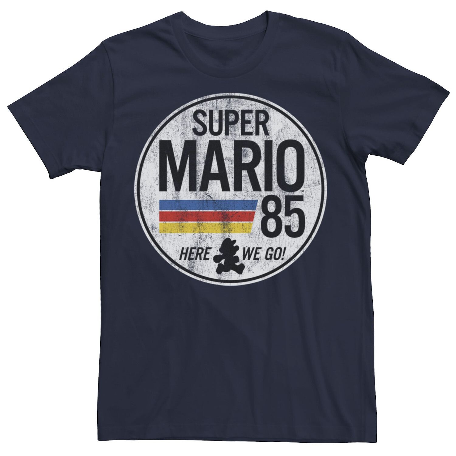 

Мужская футболка Nintendo Mario Is Go Retro Licensed Character
