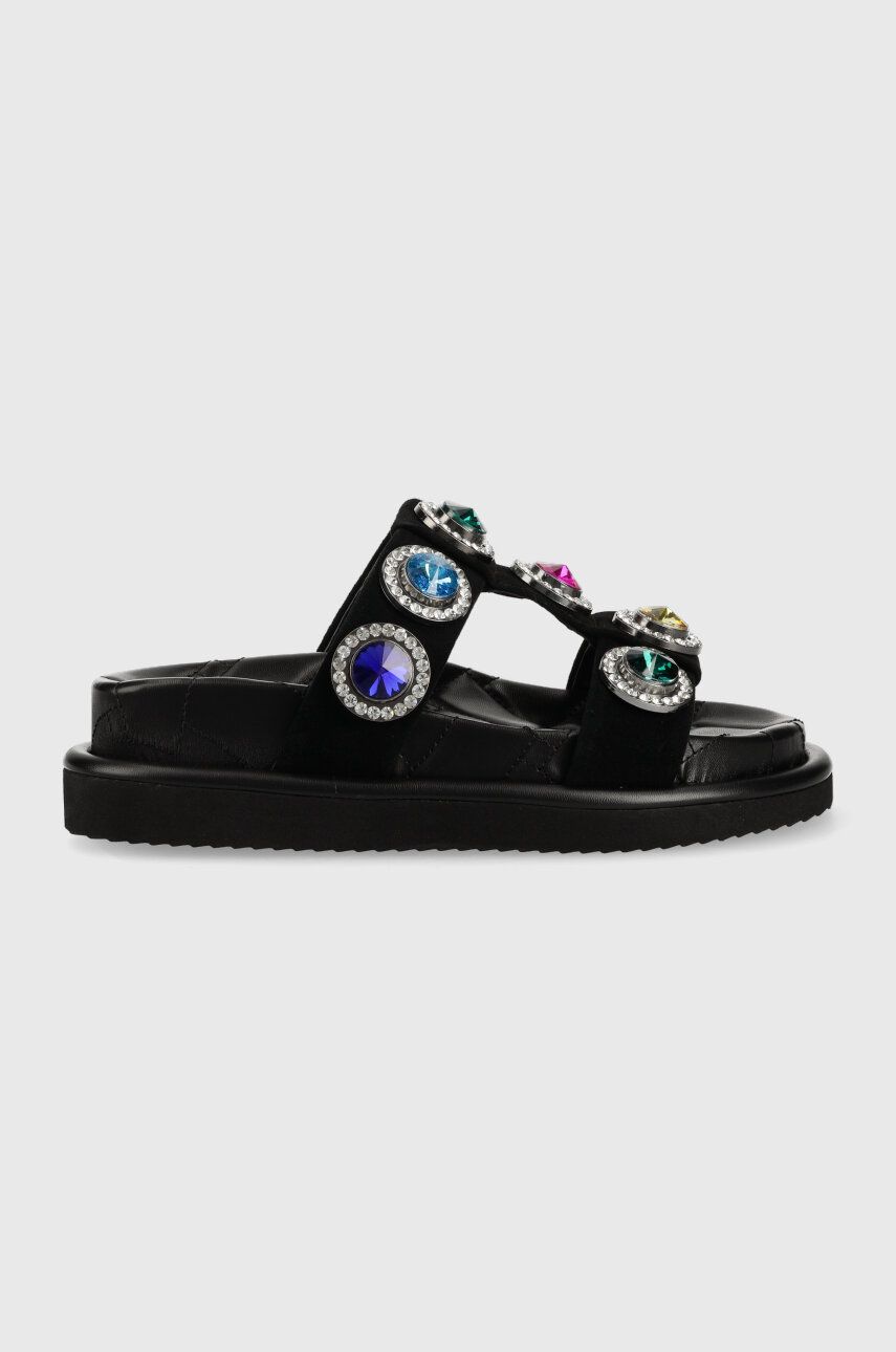 Кожаные шлепанцы Orson Kurt Geiger London, черный