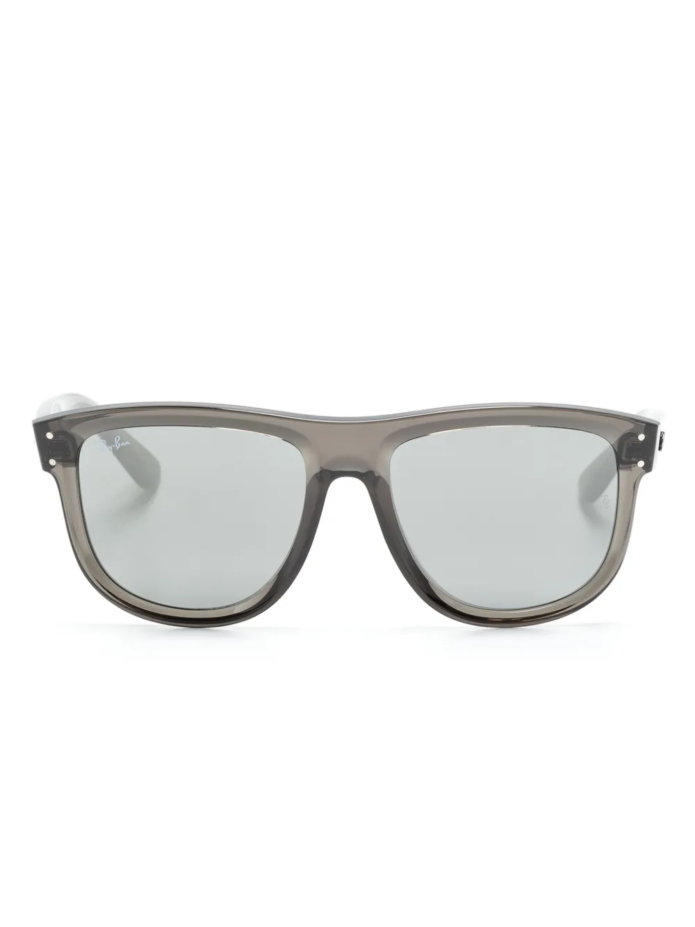 

Солнцезащитные очки Boyfriend Reverse в квадратной оправе Ray-Ban, серый