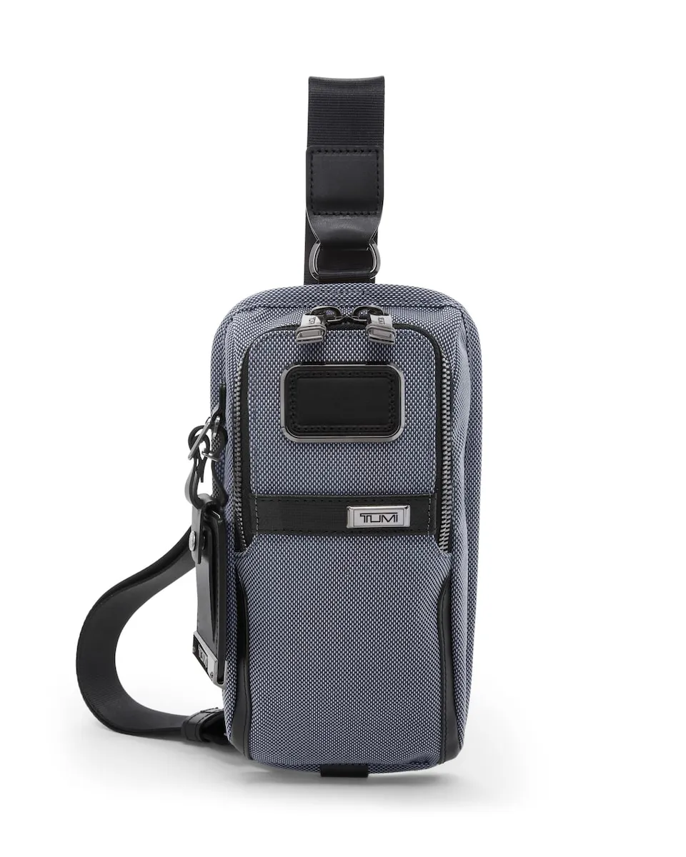 

Мужская нейлоновая сумка-мессенджер Alpha 3 Compact серого цвета Tumi, серый