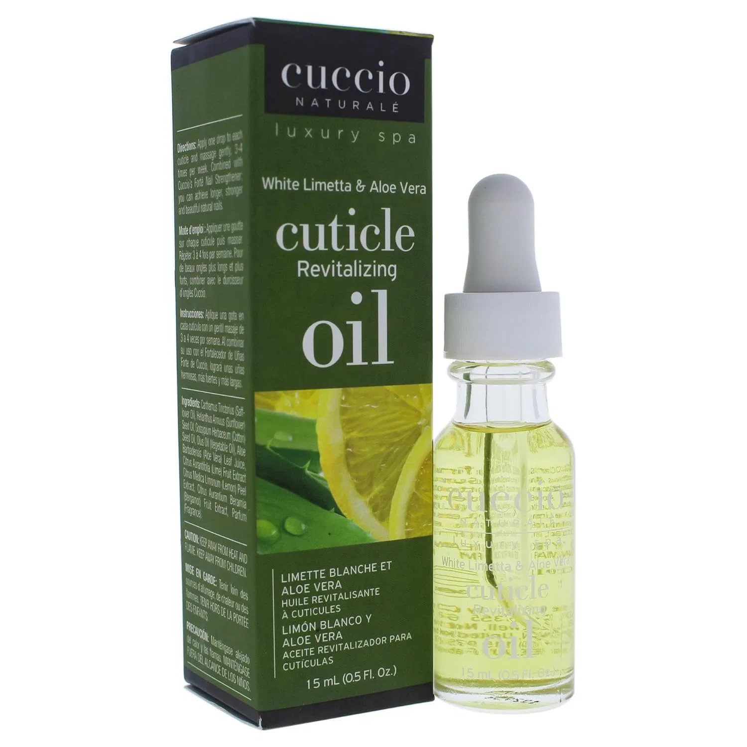 Комплекс для оживления кутикулы «White Limetta & Aloe Vera» Cuccio Naturale — фото 3