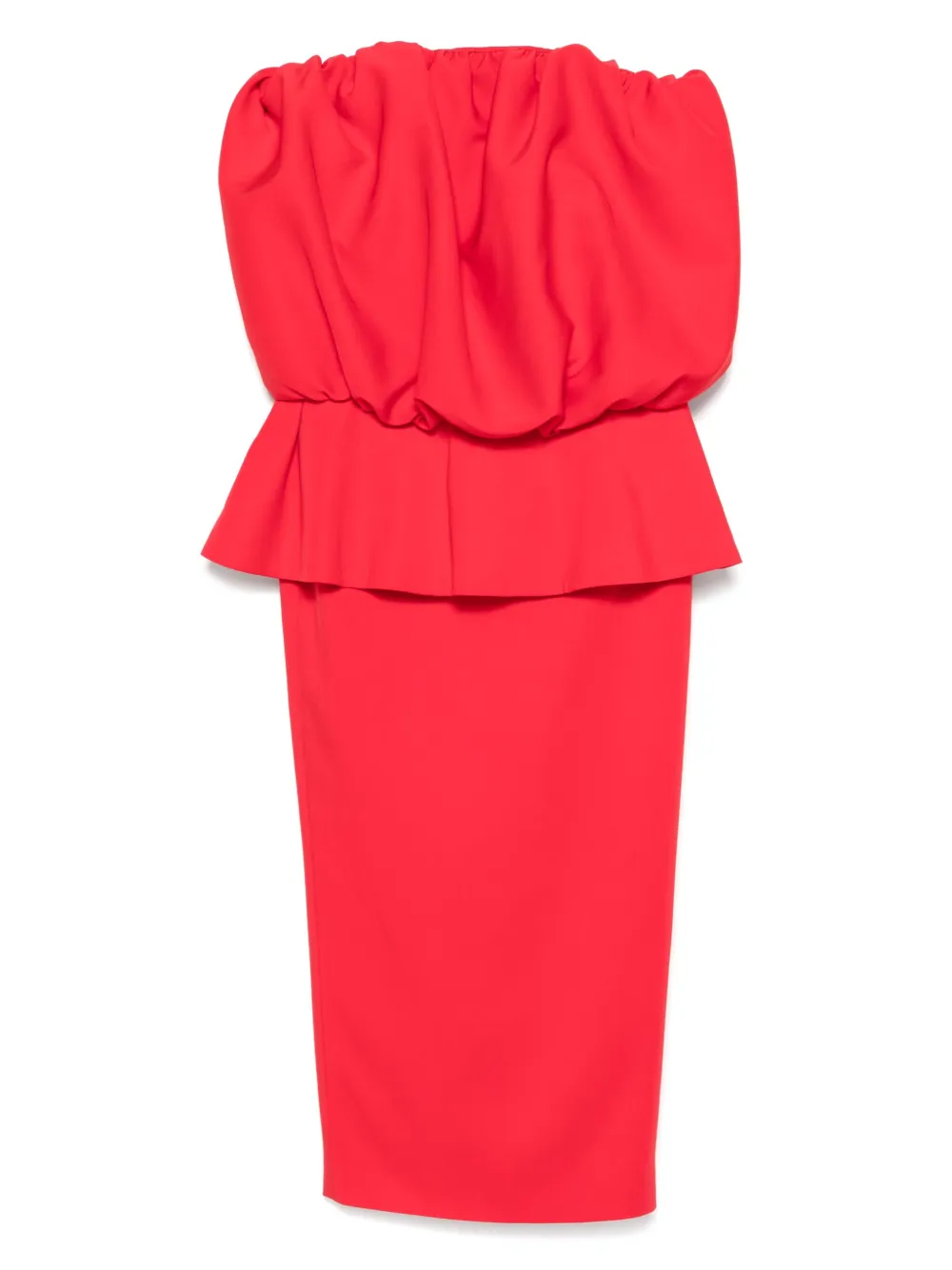 

Пышное платье макси Rowen Rose, красный