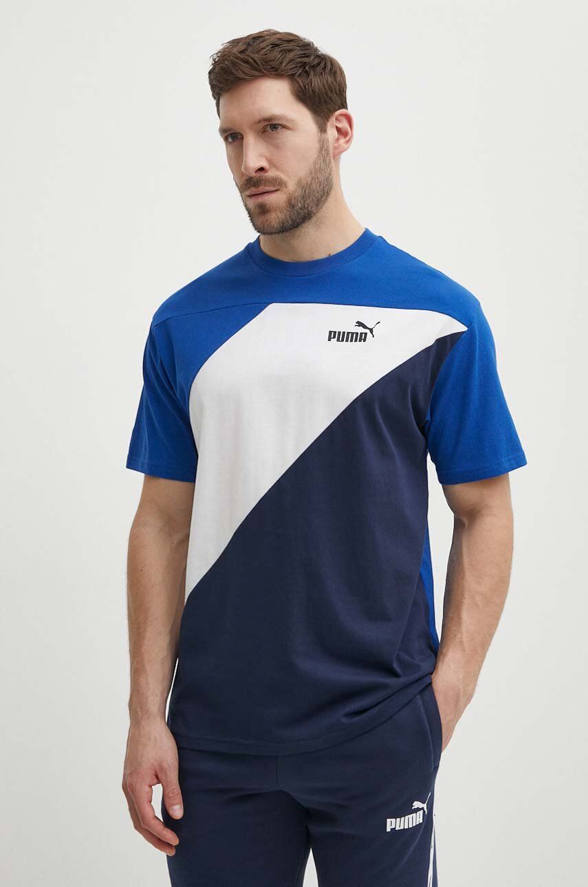 

Хлопковая футболка POWER Puma, темно-синий