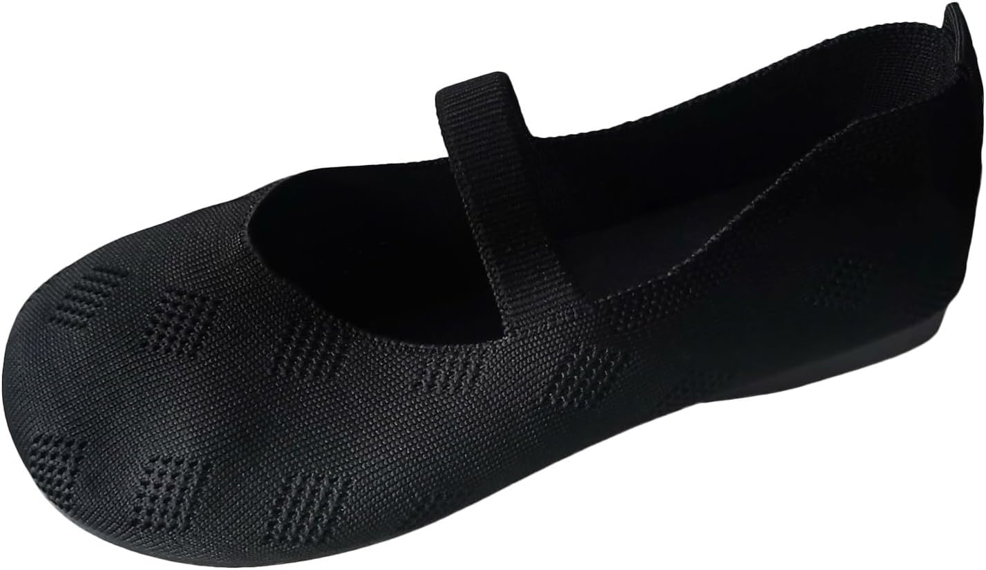 

Женские повседневные однотонные дышащие туфли Fly Weave больших размеров на плоской подошве, обувь для ходьбы, мужские повседневные кожаные туфли Generic, черный