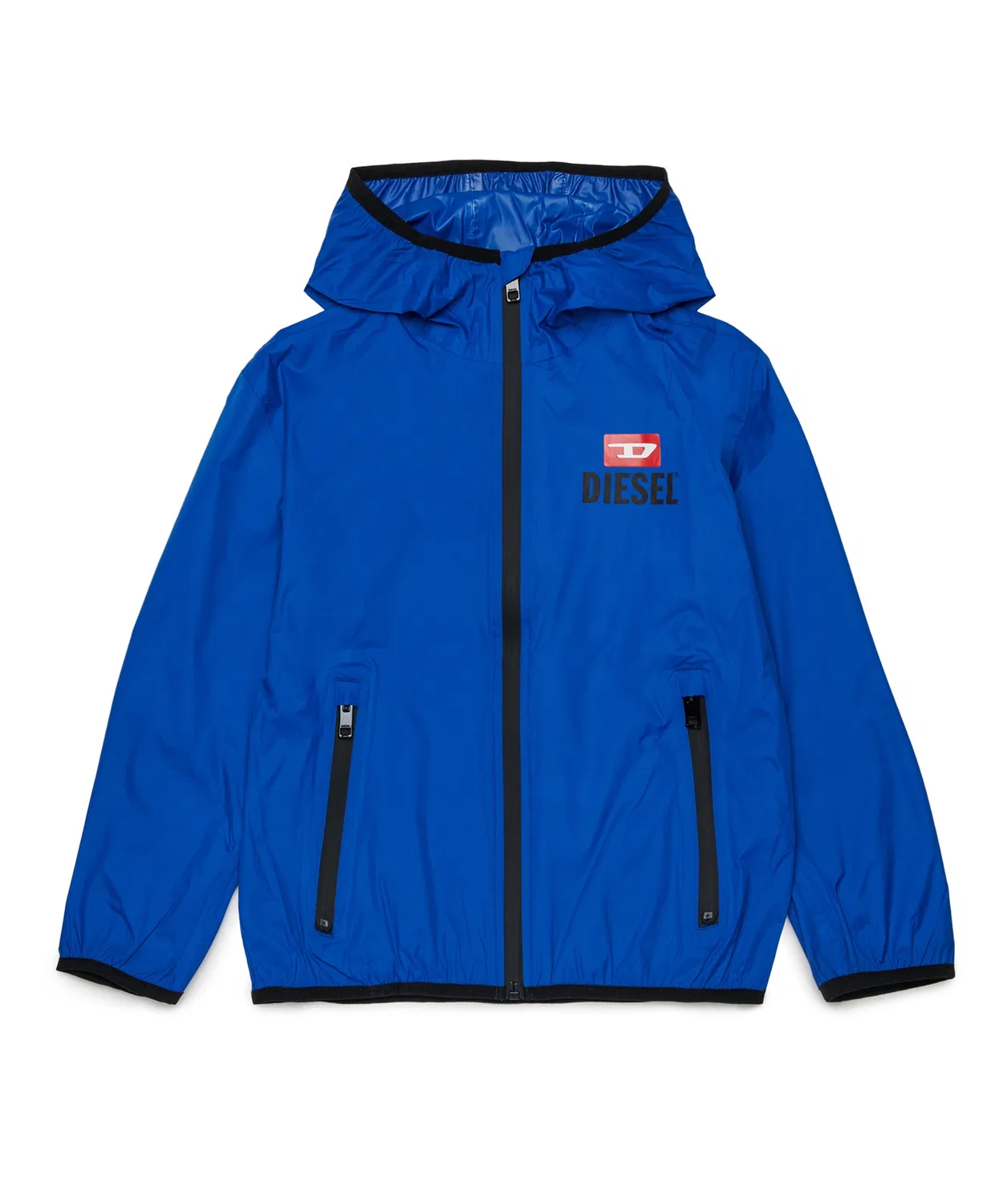 Куртка DIESEL Kids & Junior с логотипом, синяя