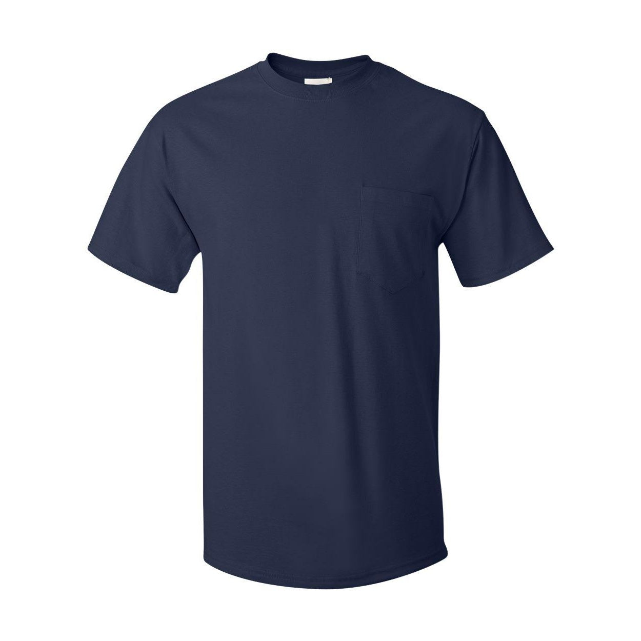 

Футболка Hanes Authentic Pocket, темно-синий