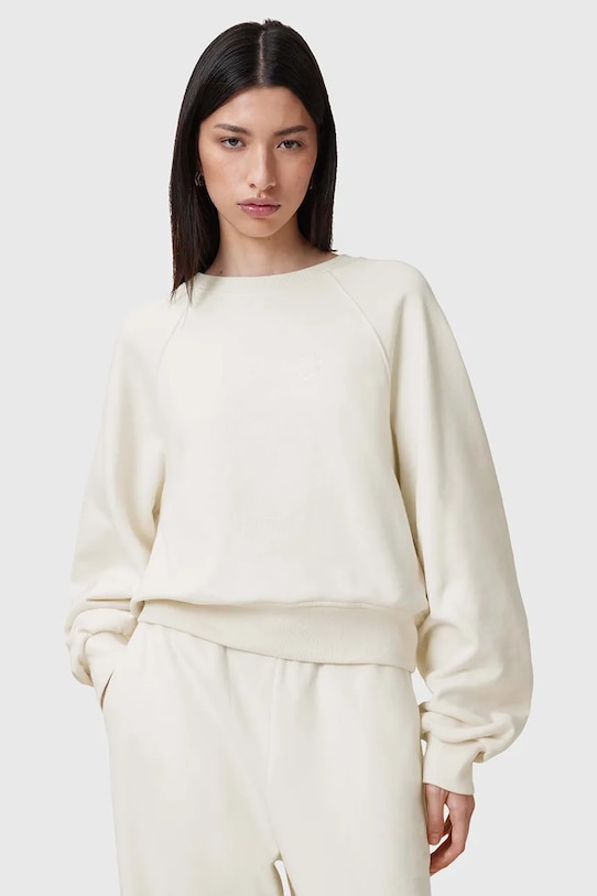 

Хлопковая толстовка DANI Allsaints, бежевый