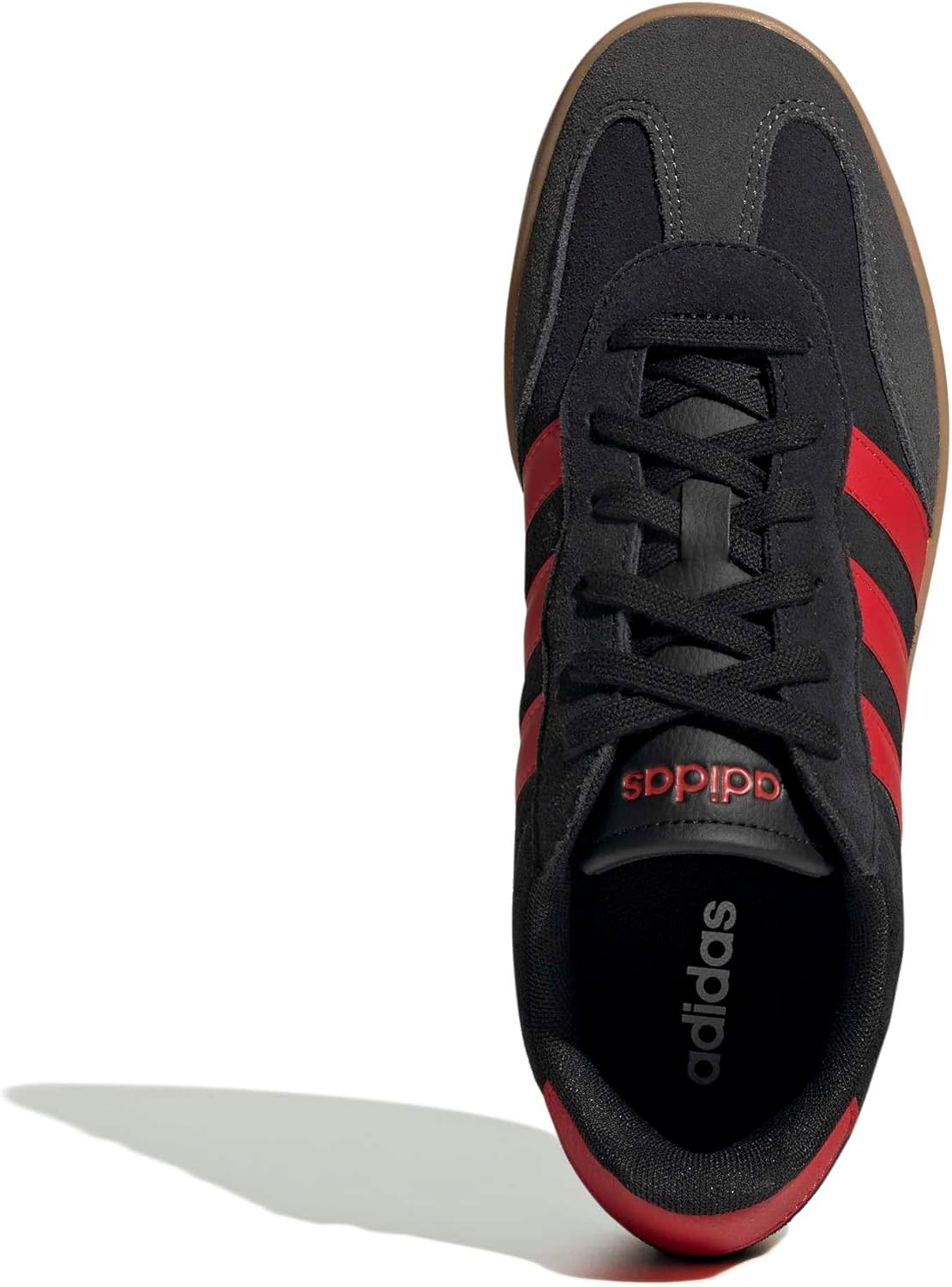 Мужские модные кроссовки Adidas Barreda, черный/алый — фото 2