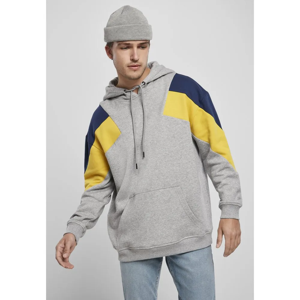 

Толстовка Urban Classics Oversize 3-Tone, серый