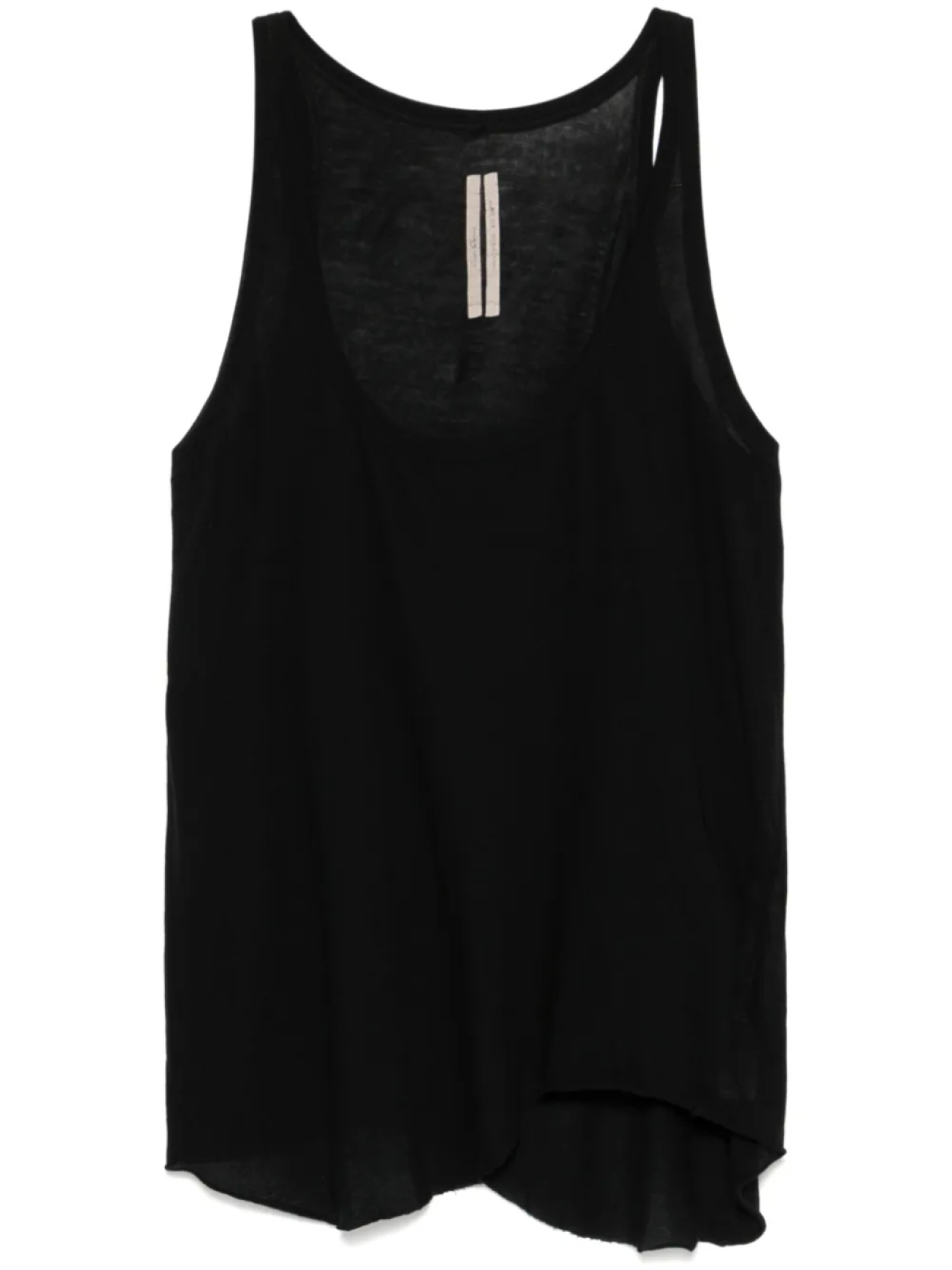 

Rick Owens топ Lo Cut, черный