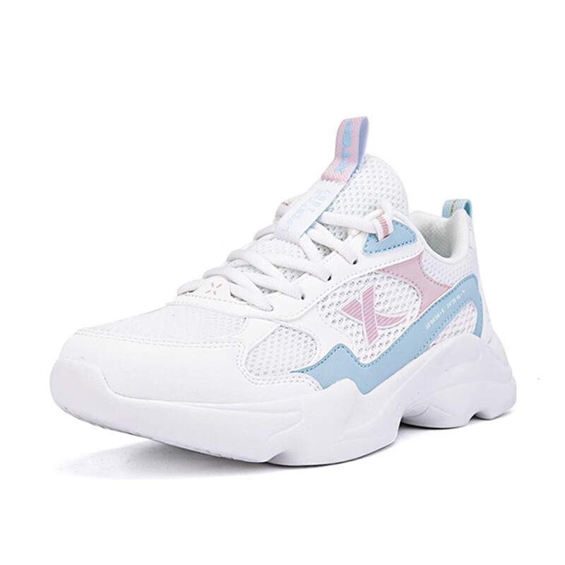 

Кроссовки XTEP Lifestyle Shoes Women's Low-top Blue/White/Pink, белый/голубой