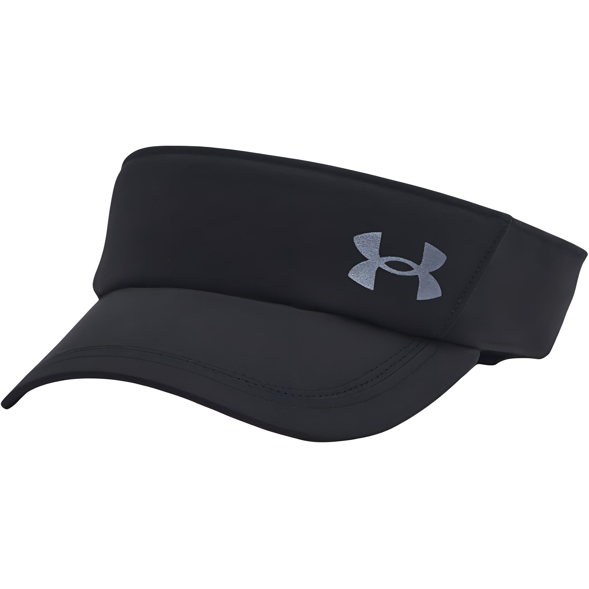 

Женская черная шапка от солнца из полиэстера Under Armour