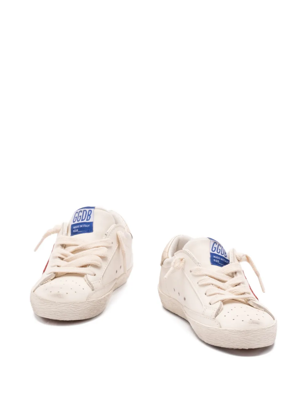 Кеды Super-Star на шнуровке Golden Goose Kids, белый — фото 4
