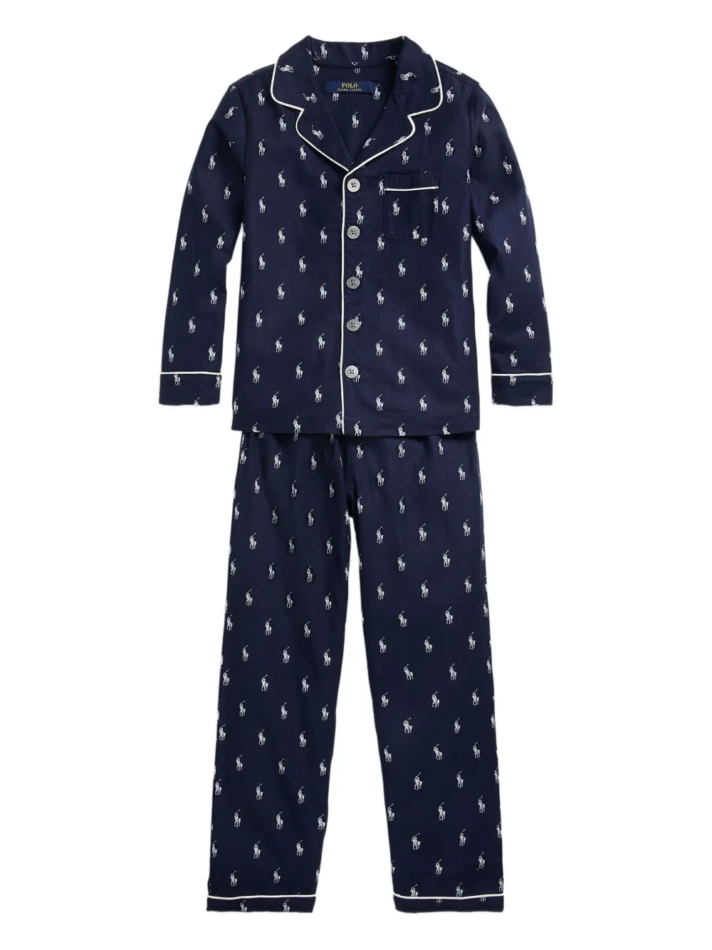 

Пижама с логотипом POLO RALPH LAUREN KIDS, синий