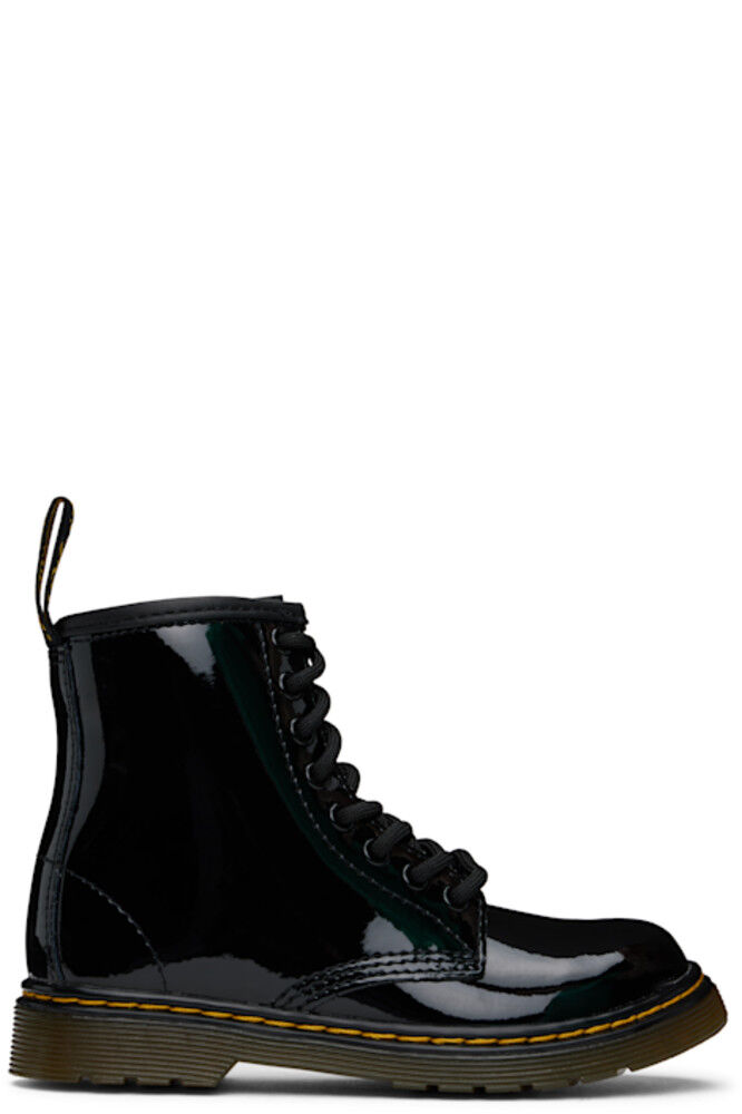 

Ботинки Big Kids Black 1460 из лакированной кожи со шнуровкой Dr. Martens