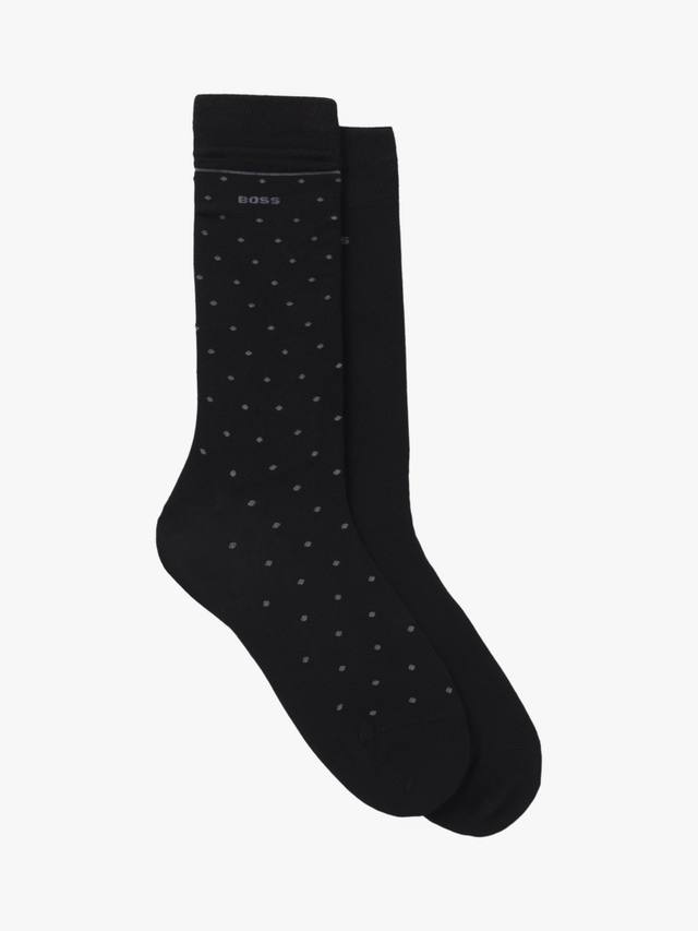 

Носки для лодыжек с логотипом hugo HUGO BOSS, черный/белый