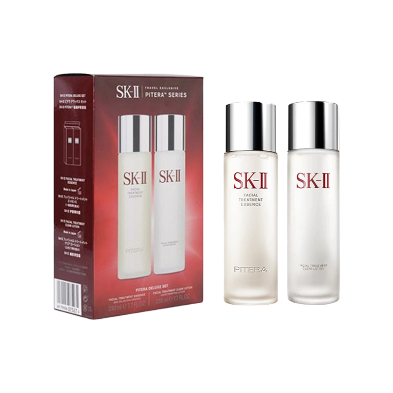 

Набор для ухода за кожей sk ii fairy water refining clear serums lotion, увлажняет и питает, комплект из 2 предметов SK-II