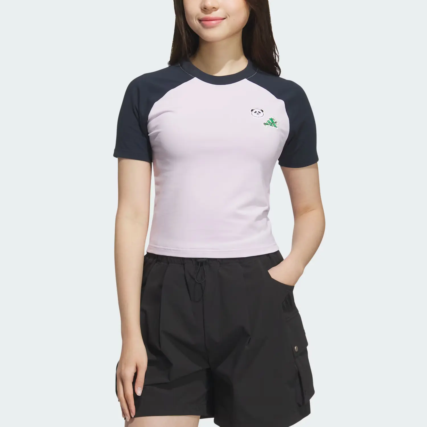 Adidas Футболка Women's Ice Light Purple/Aurora Ink Blue — фото 3