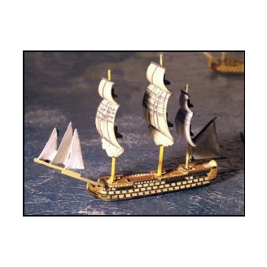 

120-пушечный линейный корабль - L'Ocean, Micronauts - Napoleonic Era Sailing Ships - Battle Sail Sets (1:1200)