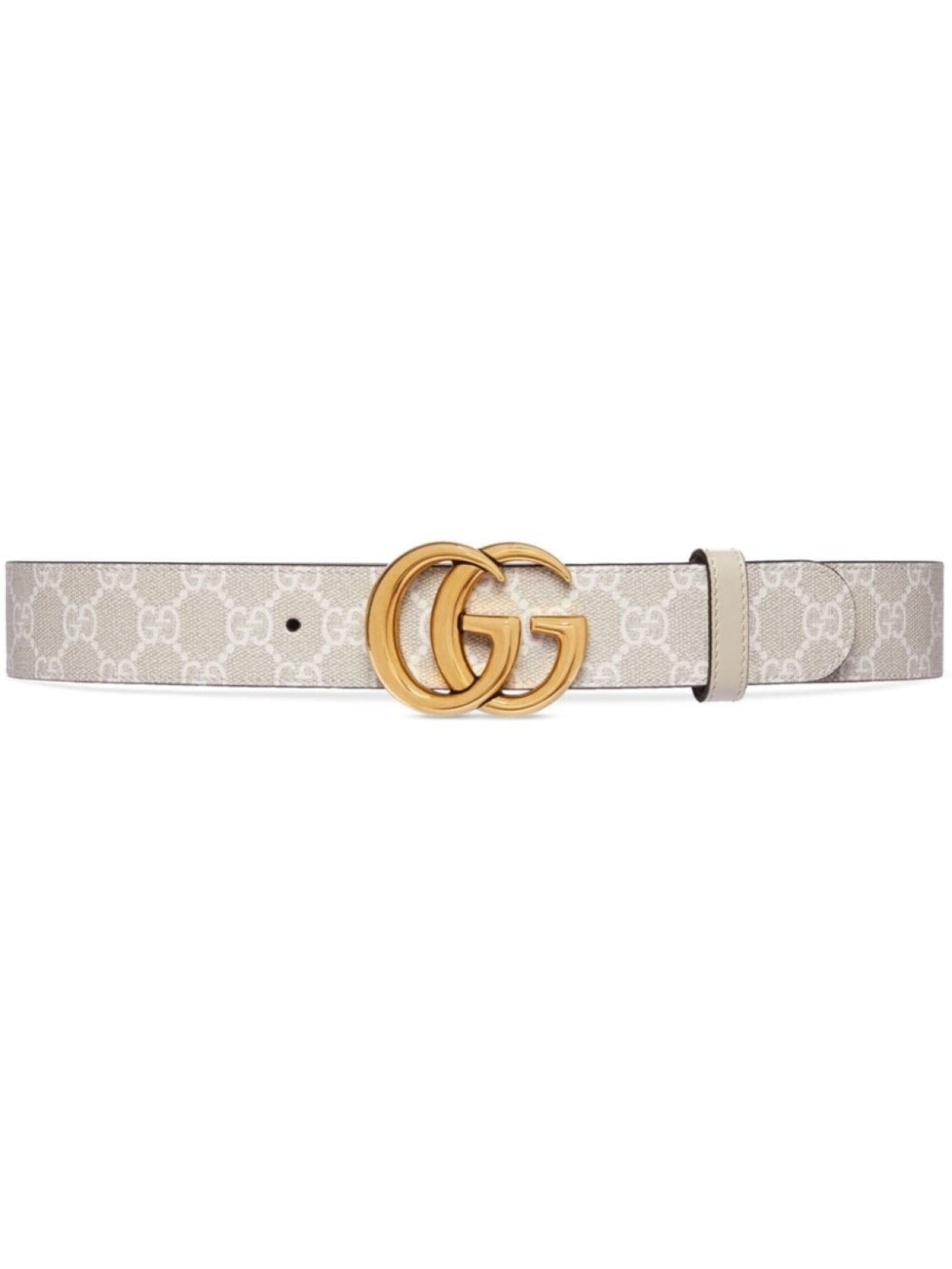 

Gucci двусторонний ремень с логотипом Double G, нейтральный цвет