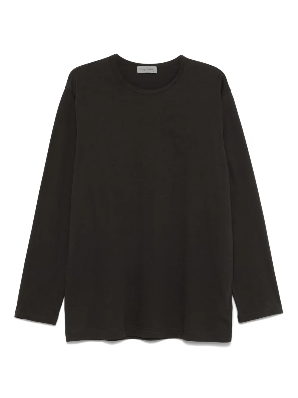 

Футболка с круглым вырезом Yohji Yamamoto, серый