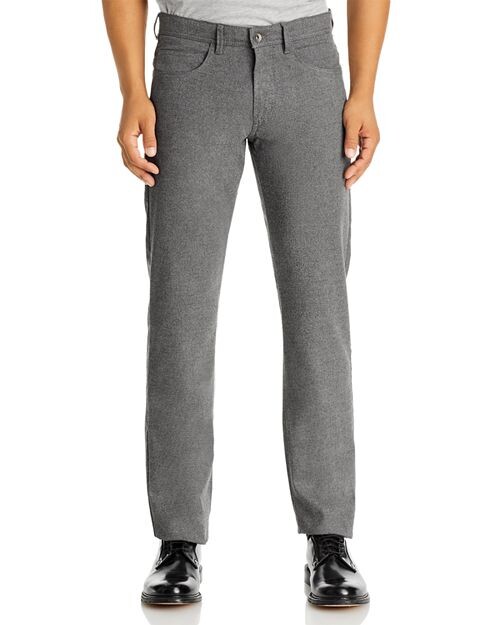 

Фланелевые брюки по индивидуальному заказу The Men's Store at Bloomingdale's, цвет Gray