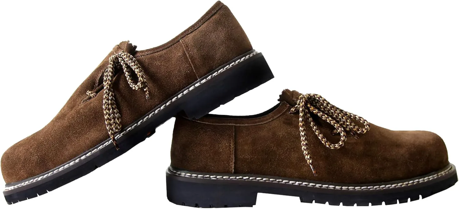 

Обувь Gentry Choice Баварская Октоберфест Костюм Немецкие Сапоги Вестерн Обувь Кожаная Мужская Обувь для Вечеринок, темно-коричневый