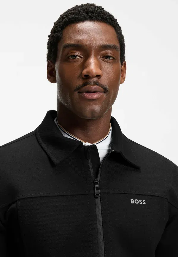 Куртка Boss Sw_Member fz bomber jacket, черный — фото 4