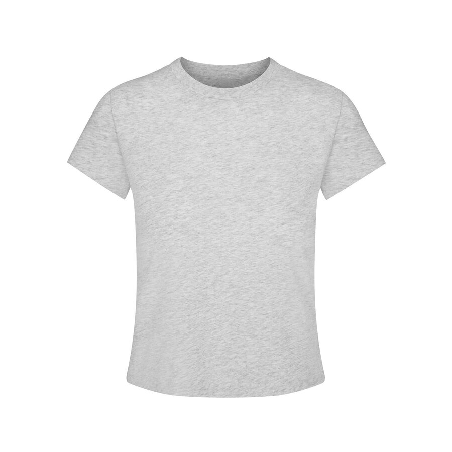 

Уменьшенная футболка SKIMS Relaxed Tees, цвет Light Heather Grey