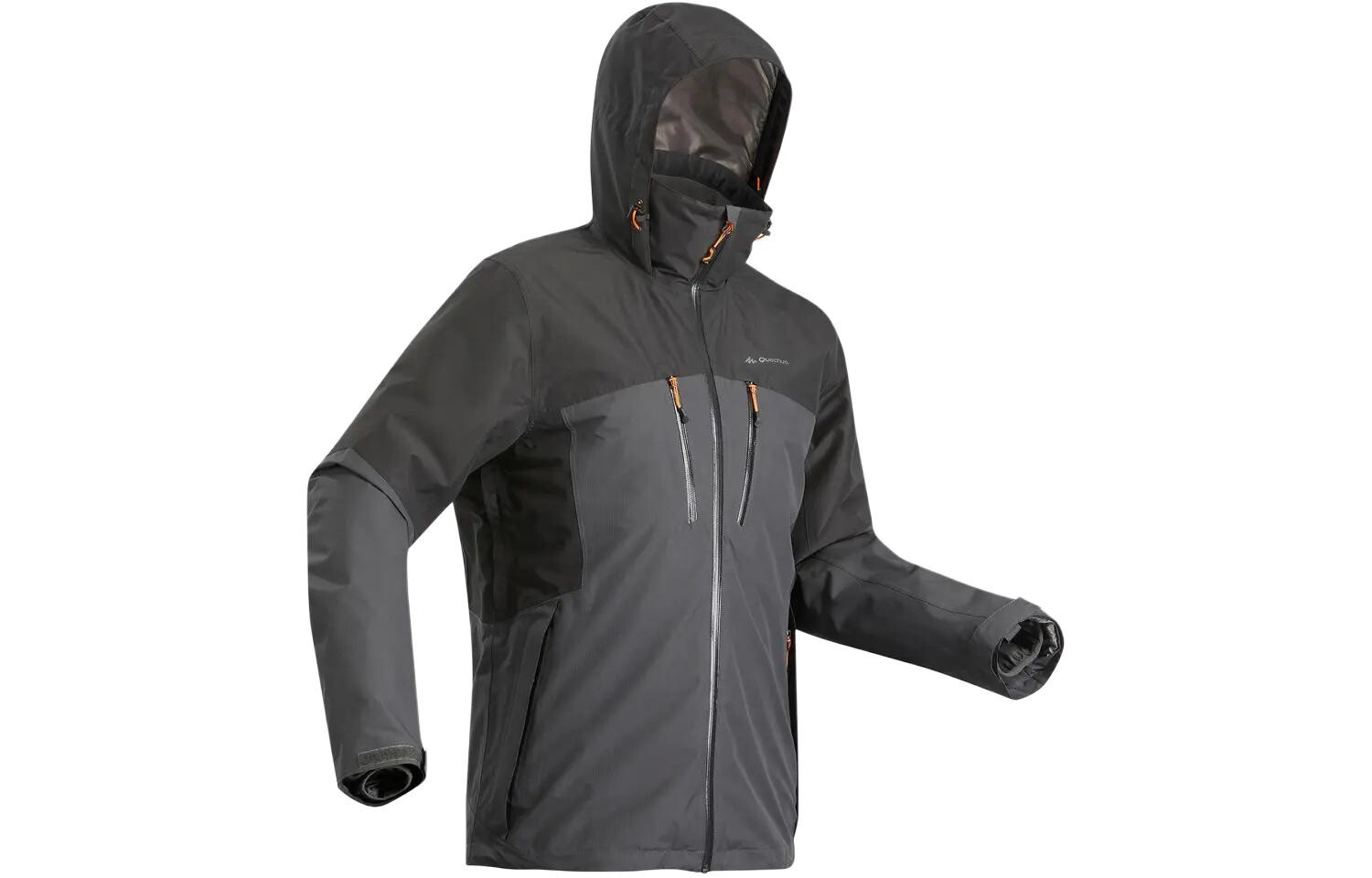 

Ветровка мужская Carbon Gray/black Decathlon