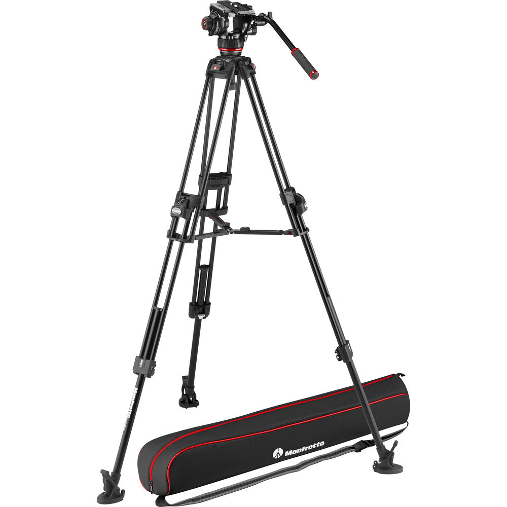 

Жидкостная видеоголова Manfrotto 504X и алюминиевый штатив 645 FAST со средней растяжкой