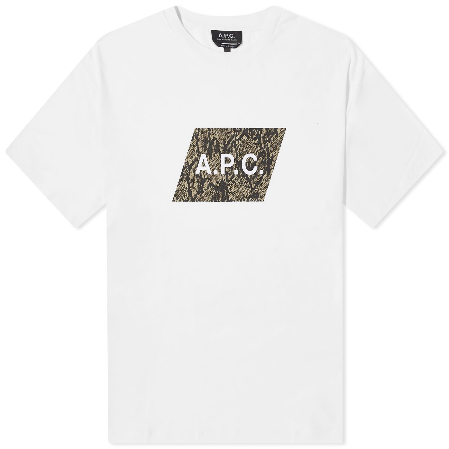 

Футболка A.P.C. Cobra Logo, белый