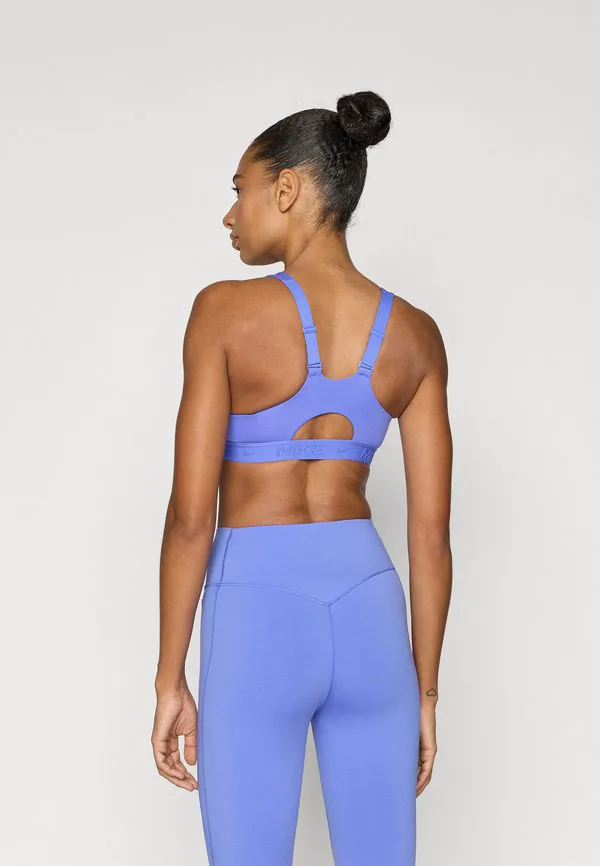 Спортивный бюстгальтер indy на молнии с высокой степенью поддержки Nike Performance, Sapphire — фото 3