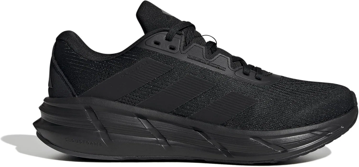 Мужские беговые кроссовки Adidas Questar 3, Core Black Core Black Grey Six — фото 2