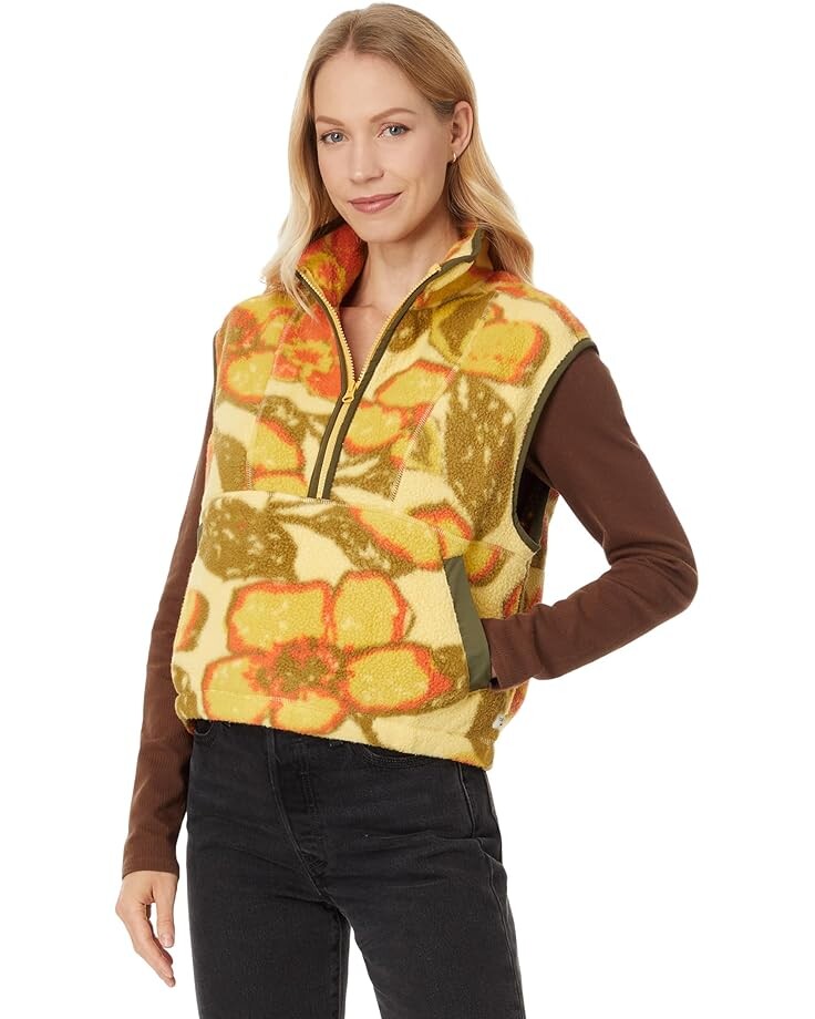 

Утепленный жилет Toad&Co Campo Fleece Vest, цвет Rattan Floral Print