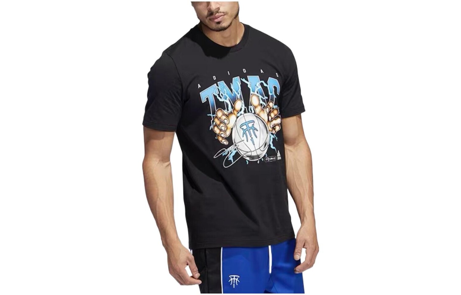

Футболка мужская черная Adidas, черный