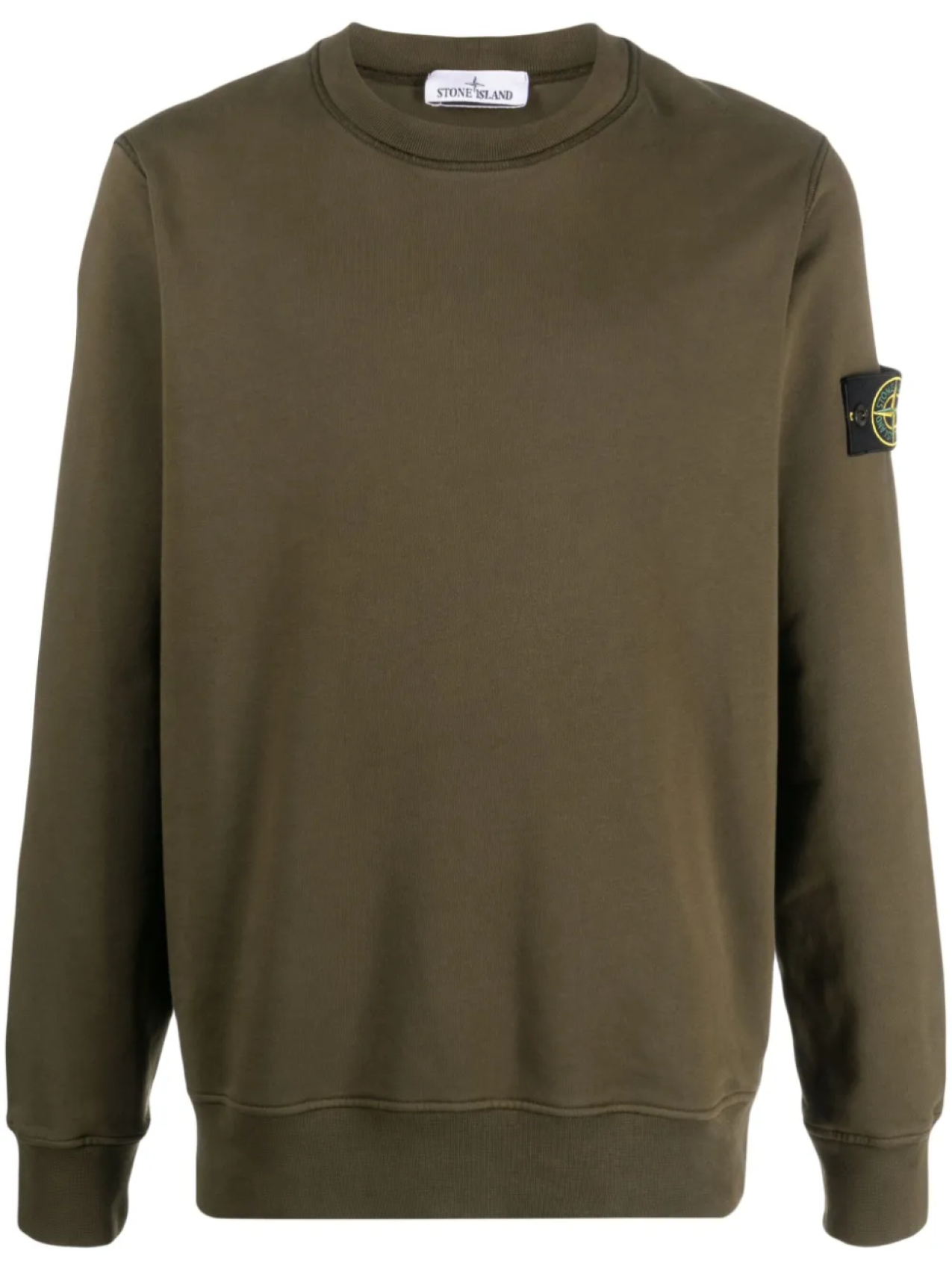

Stone Island толстовка с нашивкой Compass, зеленый