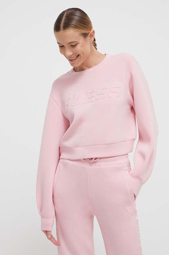 

Угадайте, толстовка Guess, розовый