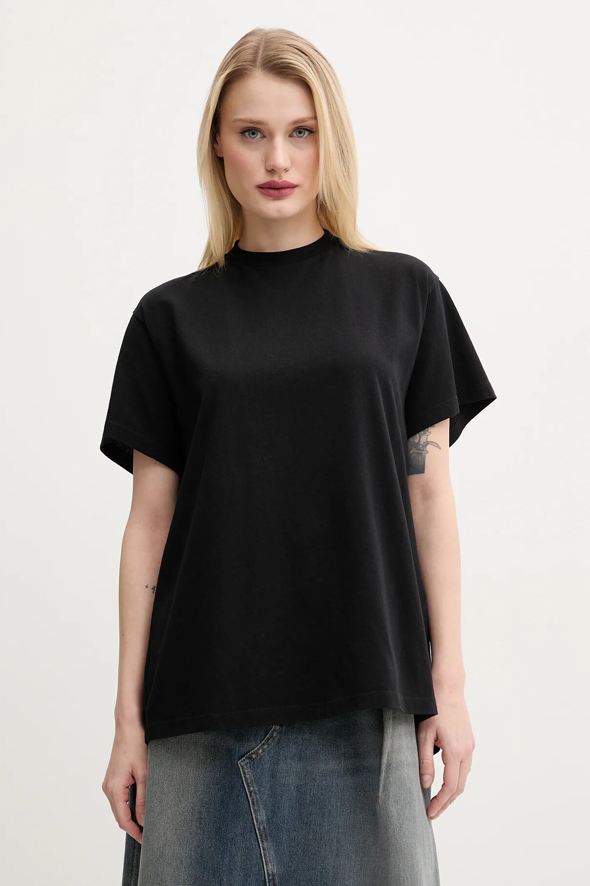 

Футболка хлопковая Mm6 Maison Margiela, черный