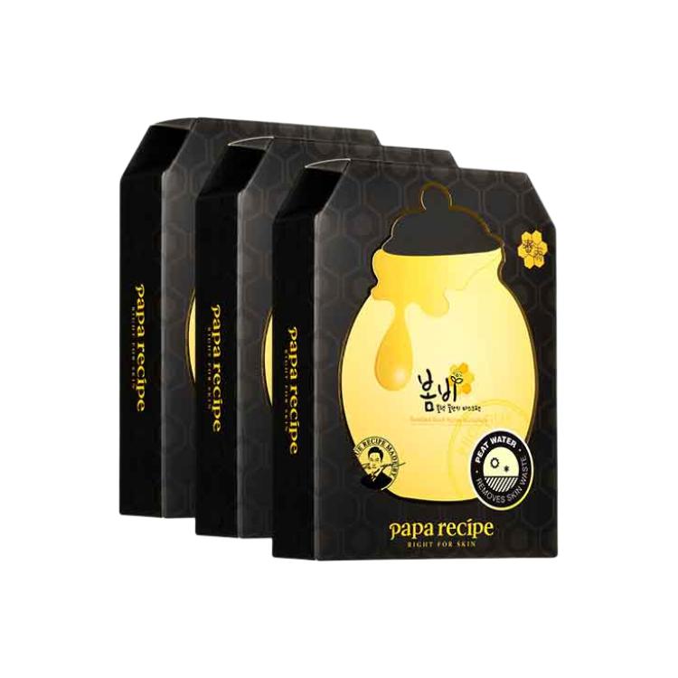 

Papa Recipe Очищающая и увлажняющая маска для лица с прополисом черной пчелы, подтягивающая и увлажняющая, подходит для различных типов кожи