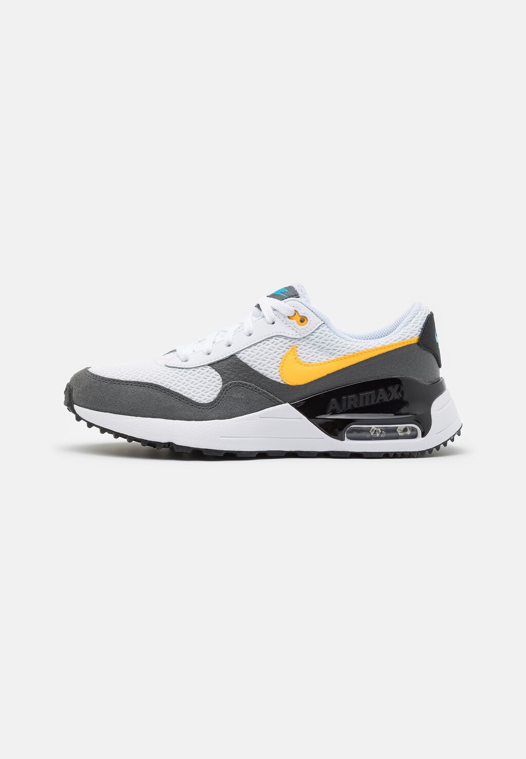 

Кроссовки низкие AIR MAX SYSTM UNISEX Nike Sportswear, цвет white/laser orange/iron grey/blue lightning