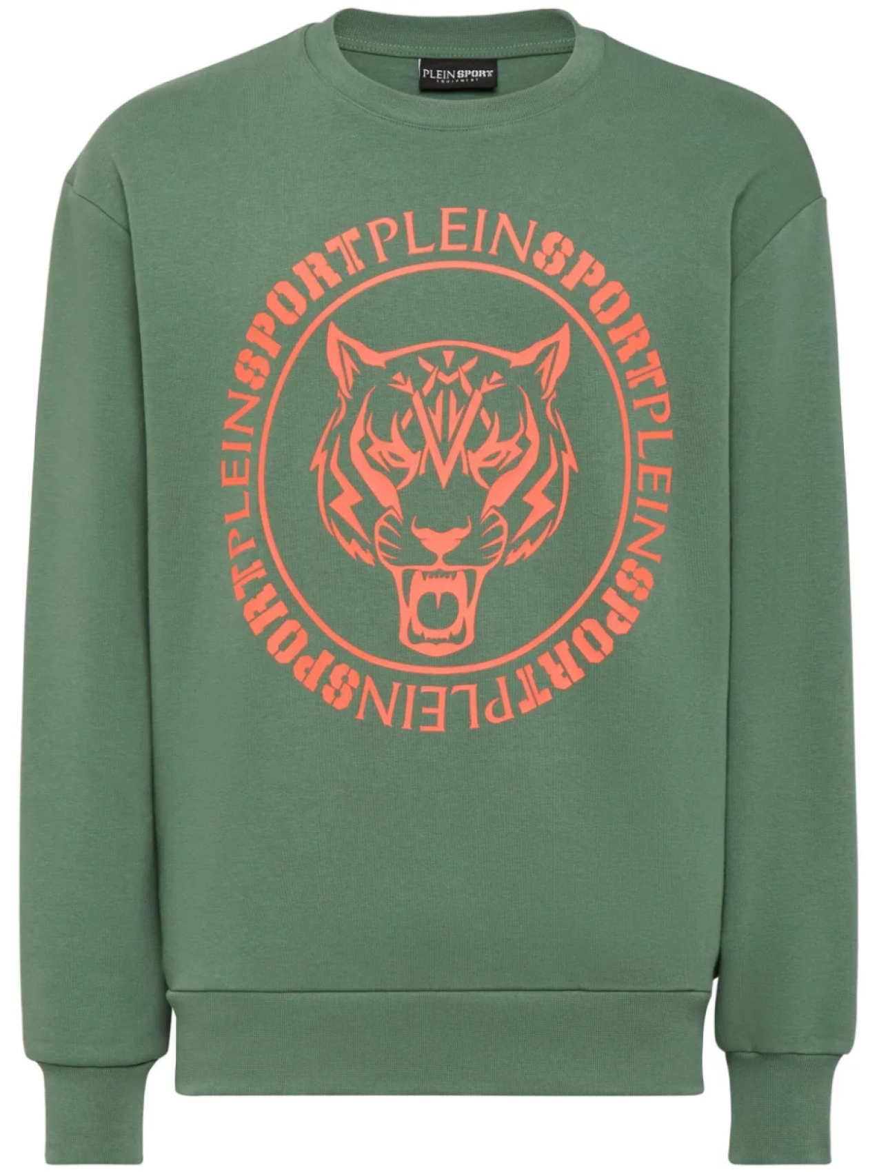 

Plein Sport толстовка с длинными рукавами и логотипом Tiger, зеленый