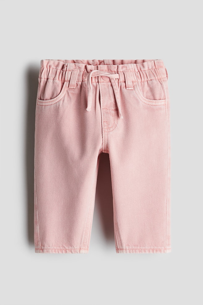 

Джинсы-Бумажные пакеты H&M, розовый