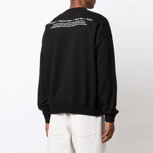 Толстовка men's fw21 caravaggio printing loose fit black Off-White, черный — фото 4