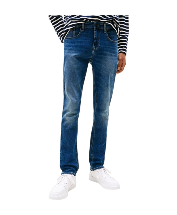 

Узкие джинсы Scanton в городском стиле Tommy Hilfiger, синий