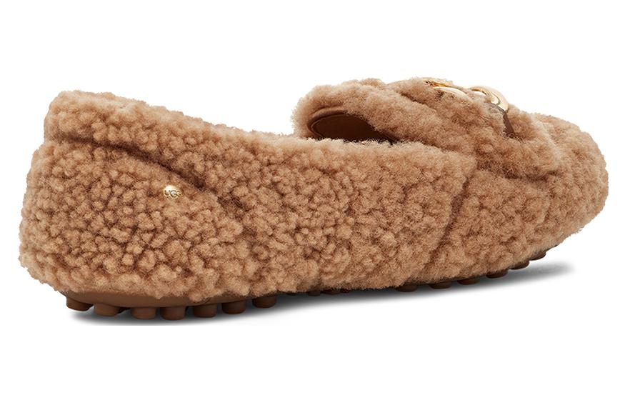 UGG Женские удобные лоферы SlipOn 'Brown' каштановые, цвет Chestnut — фото 3